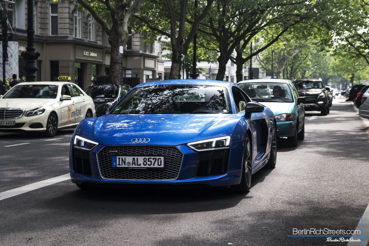 Audi R8 V10 Plus (2016) spotted in Berlin — BerlinRichStreets